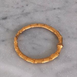 KJL designer- Gold Bamboo Bangle ✨